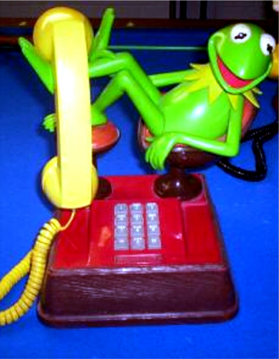 kermit frog. 1983 KERMIT PHONE NBX $169.95